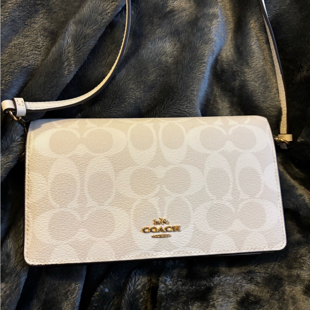 White Coach Crossbody Bag